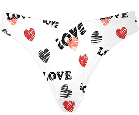 heart love panties