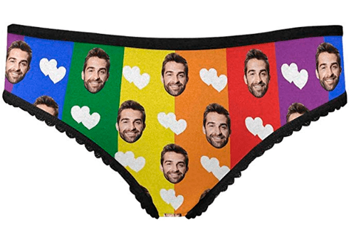 pride panties with hearts and photo
