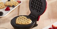 Heart waffle maker
