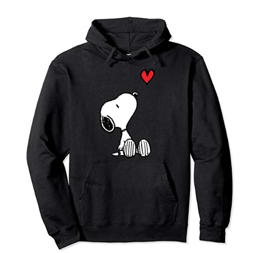 peanuts heart sweatshirt gift for boyfriend husband