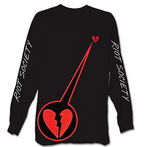 long sleeve broken heart sweatshirt