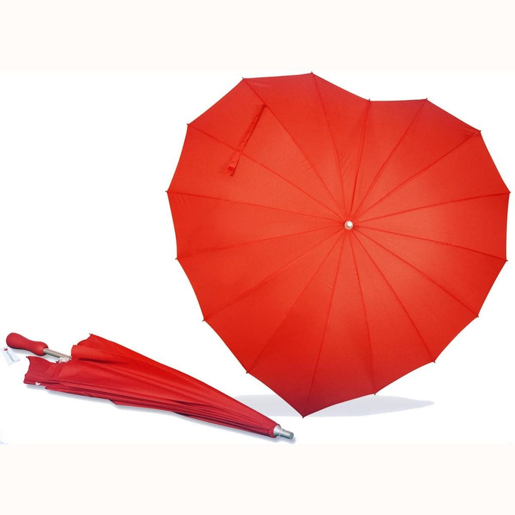 heart shaped umbrella